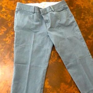 Banana Republic Sloan Fit Size 8 Blue Crop Pants